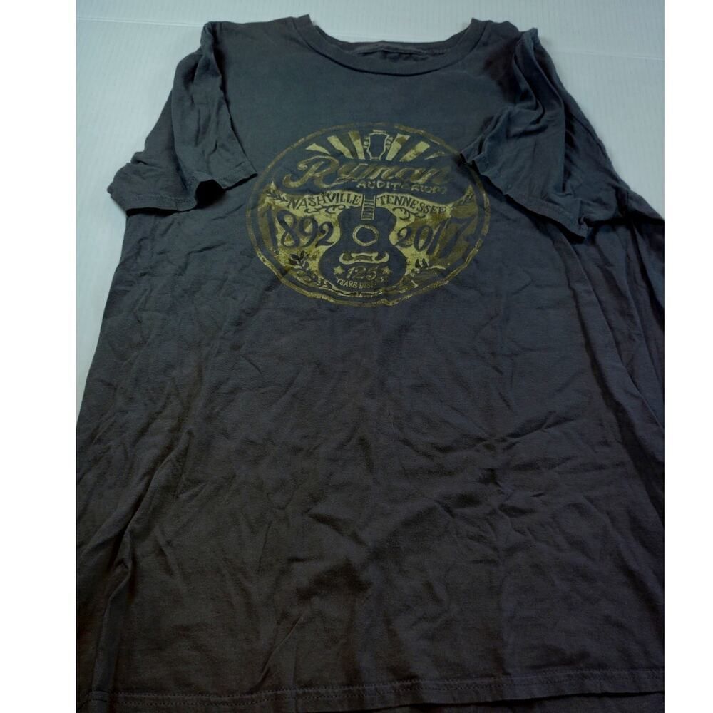 Ryman Auditorium 125th Anniversary Women's Gray T-Shirt - sz. L